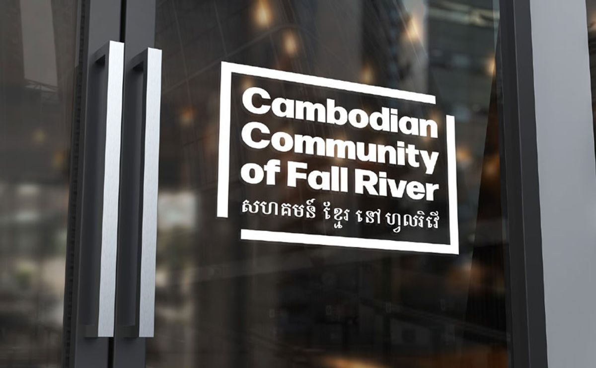 Samples of Dylan’s branding solutions for the Cambodian Community of Fall River. Courtesy of Dylan Kaplowitz.