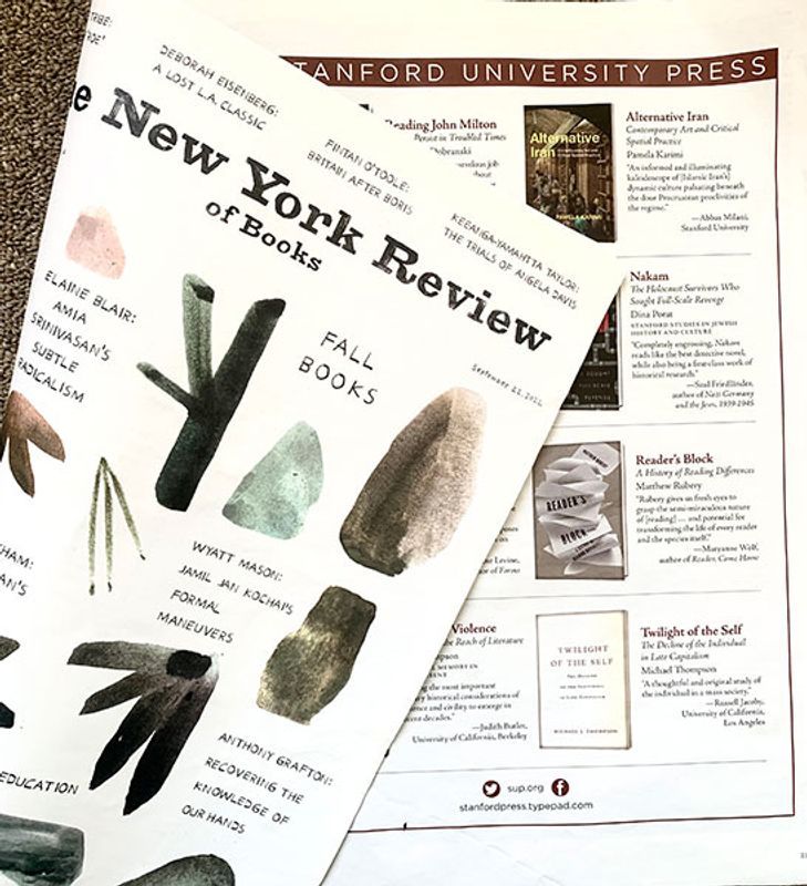 Karimi’s book featured in New York Review of Books.