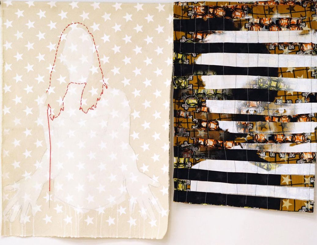 Taylor Maroney and Lauren Shepherd collaborative artwork