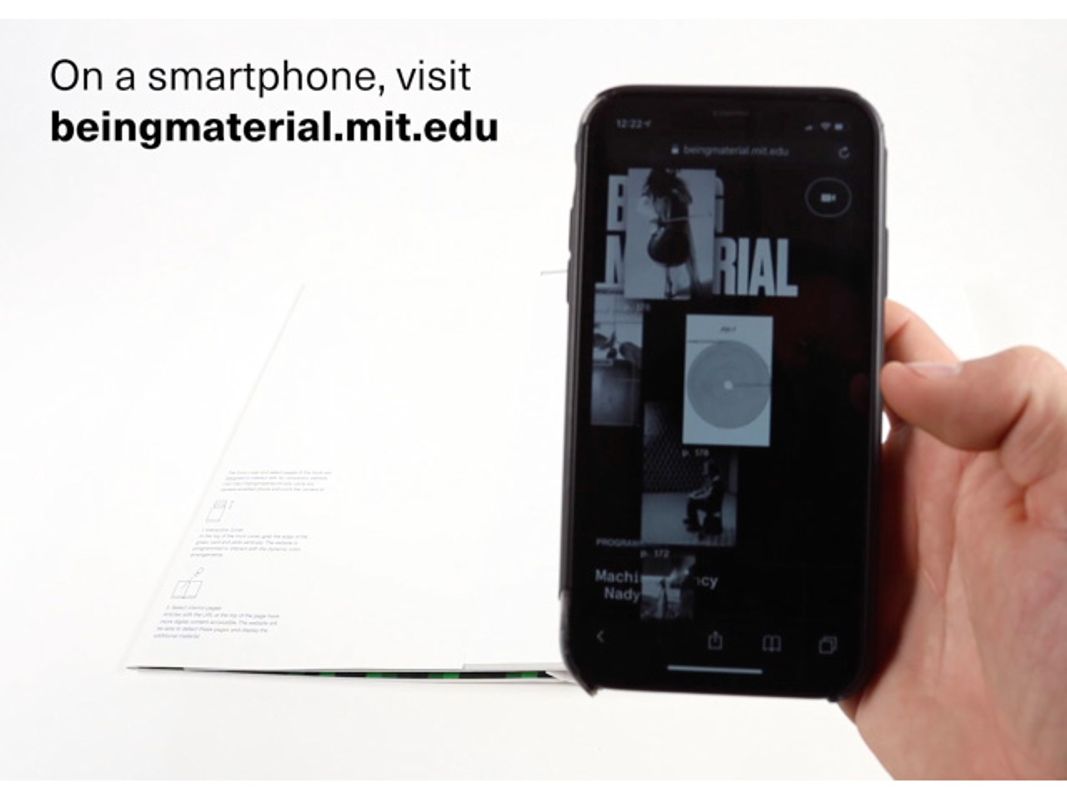 Being Material website ad