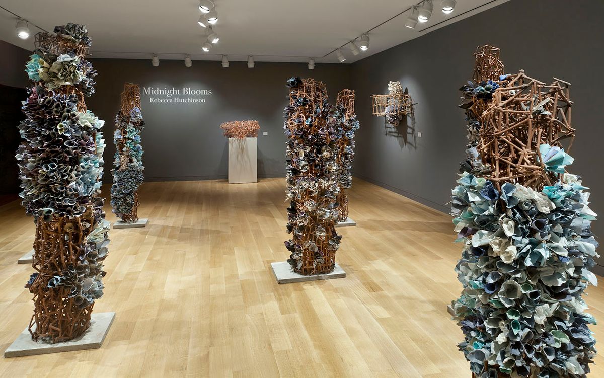 Exhibition Midnight Blooms at Danforth Art Museum