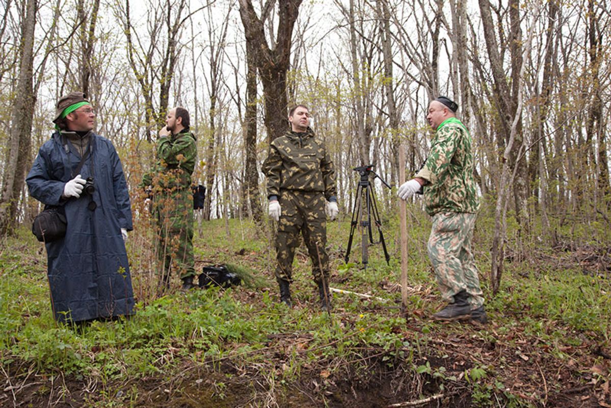 Television News Crew, Khasan District, 2011, Archival ink jet print, 36 x 24 inches