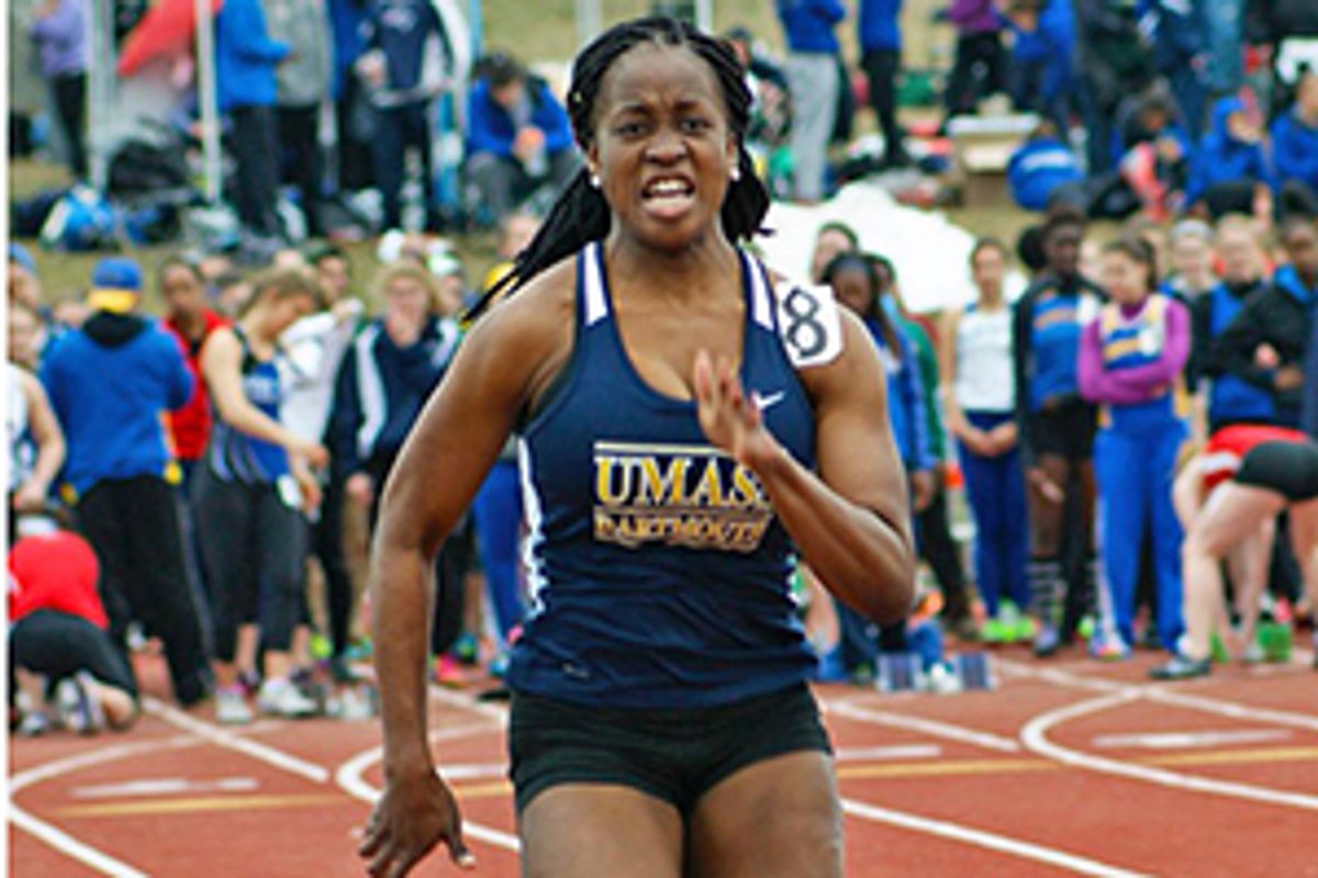 Barbara Okafor running track