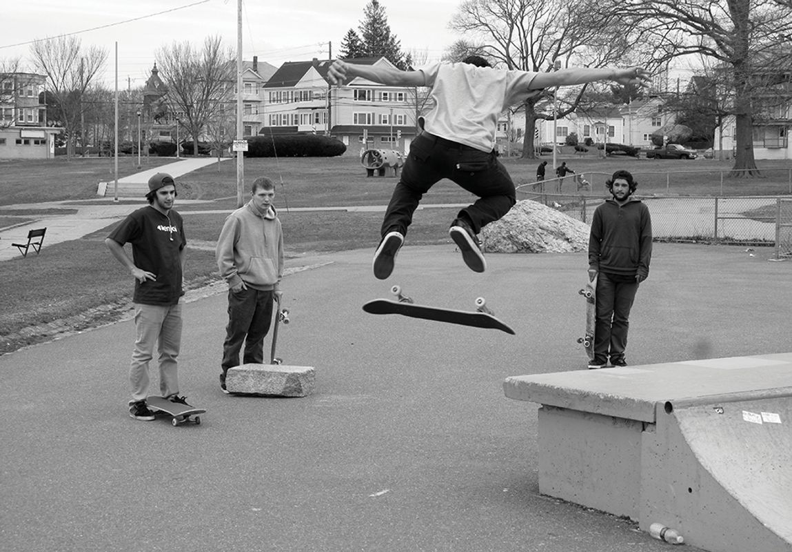 Jessica Chalkley photo - skateboarding in Fall River