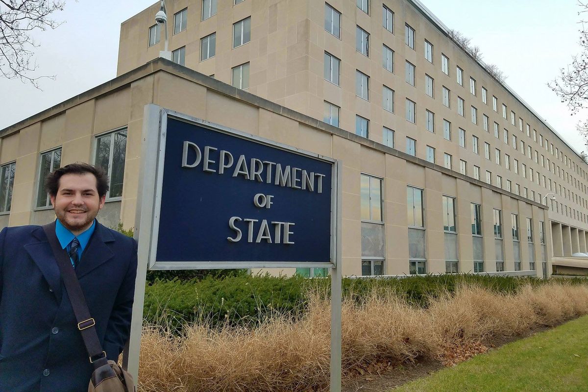 Alex Siddall, at the State Department