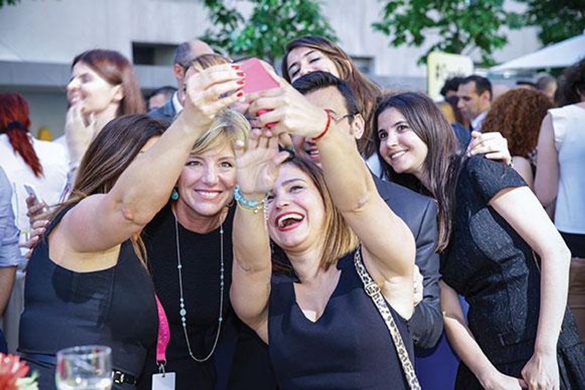 Sheri McCoy '80, CEO at Avon, at an Avon event in Turkey
