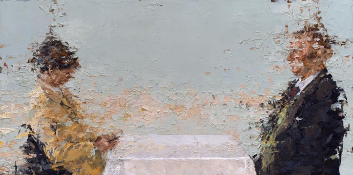 The Couple, oil painting by Lisa Bryson '17