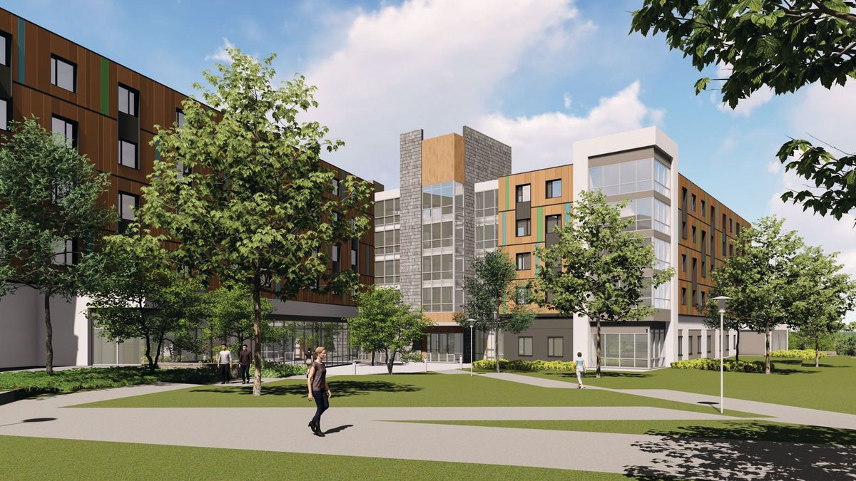 Rendering - quad - new residential area