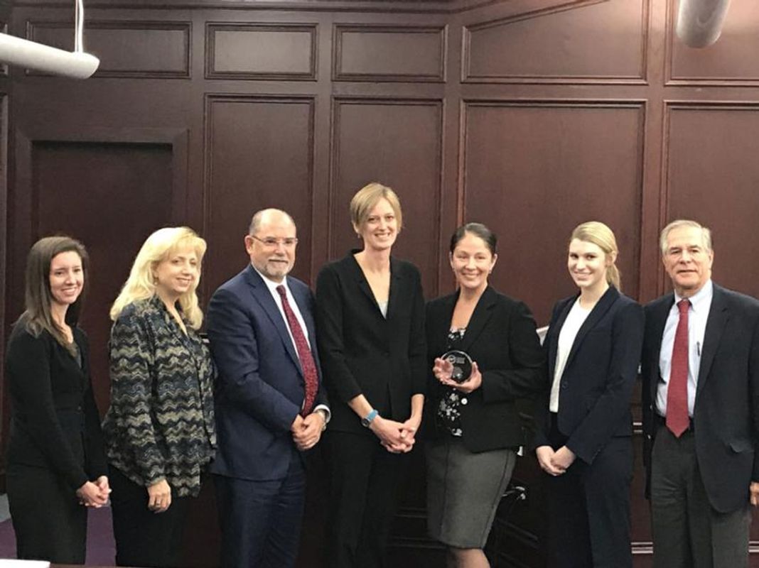 Mary Brigh Lavery at Moot Court competition