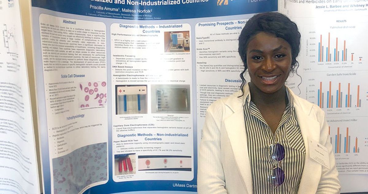 Priscilla Amuma '19 - Undergraduate Research - Biology