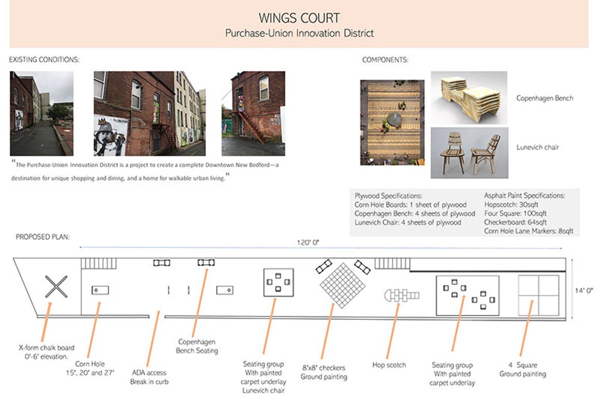 Wings Court furniture site plan