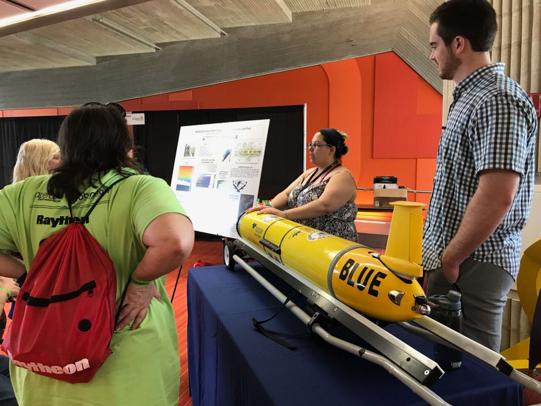 Kate Tremblay with glider