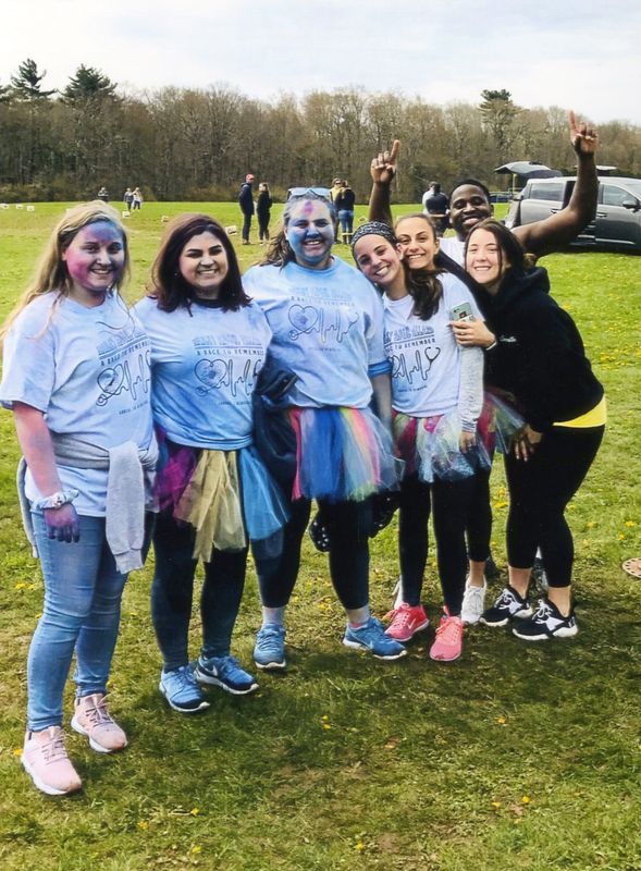 Friends of Hailey Angel Allard at the first walk/run