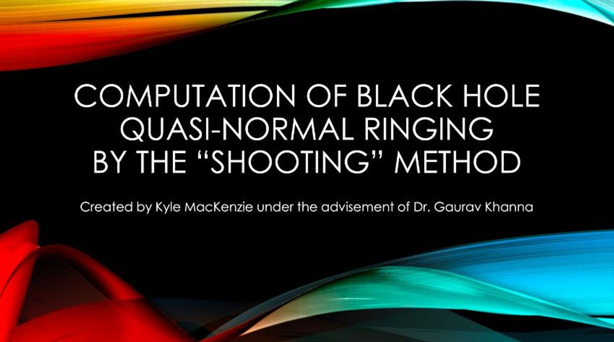 Opening Side of Undergraduate Presentation by MacKenzie Kyle