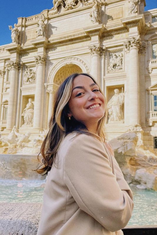 Mabel Ferreira pictured in Florence, Italy