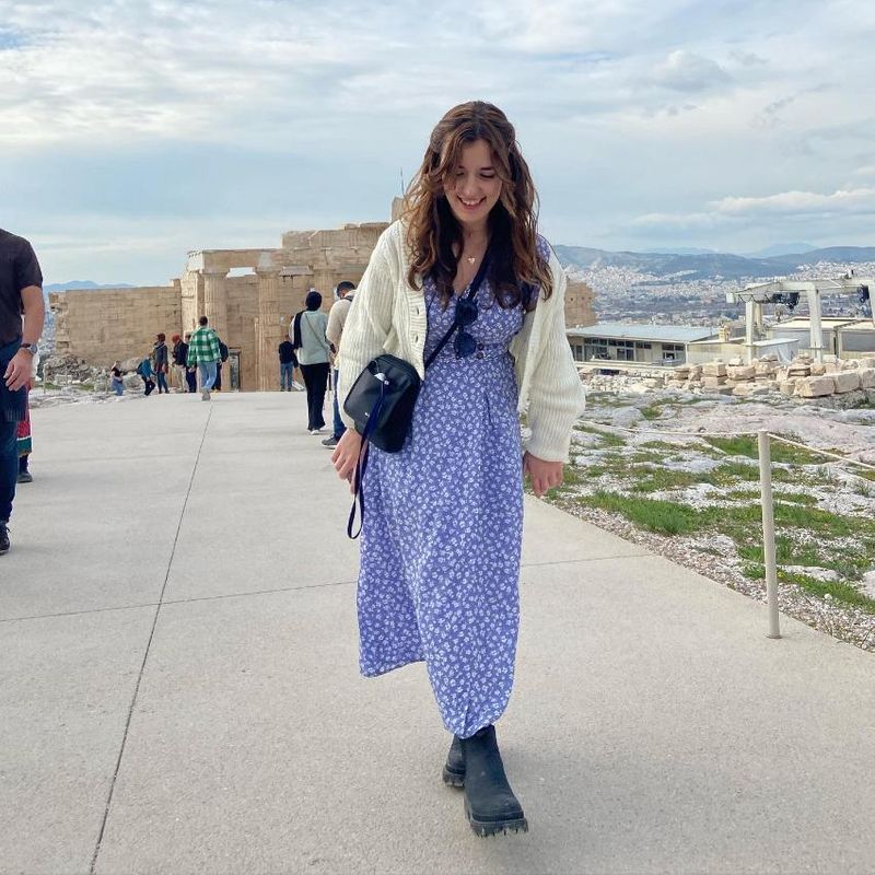 Jocelyn Kingman pictured in Athens, Greece