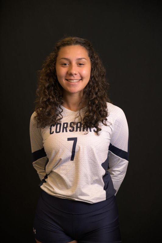 Gabriella Monico in her volleyball uniform