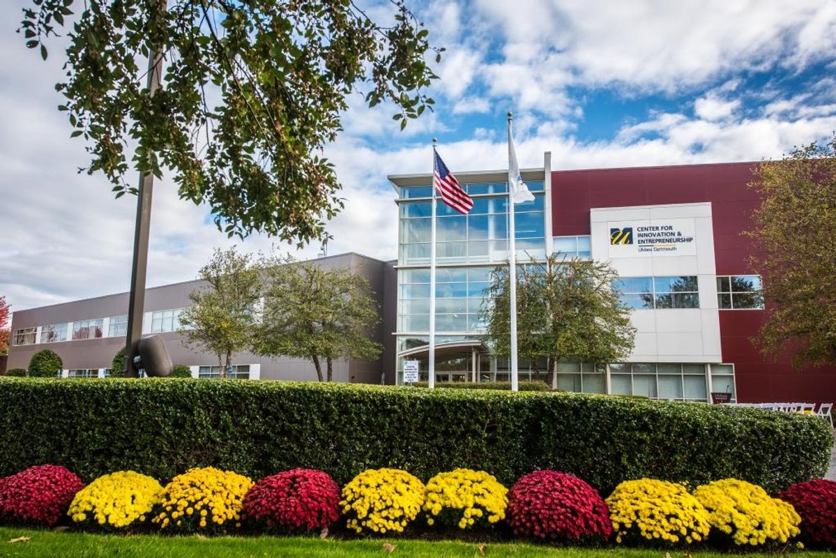 Exterior of the UMassD Center for Innovation and Entrepreneurship in Fall River