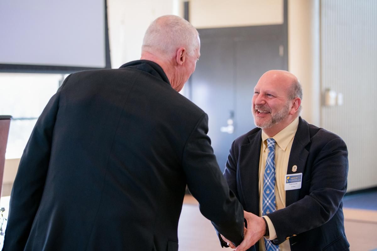 Scarano and Fuller at Employee Recognition Celebration