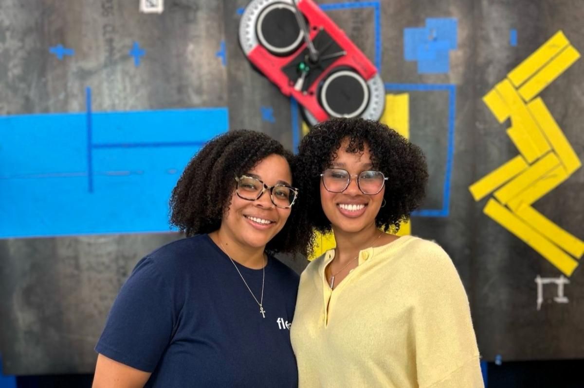 Civil engineering major Malaika Pollard at Fleet Robotics