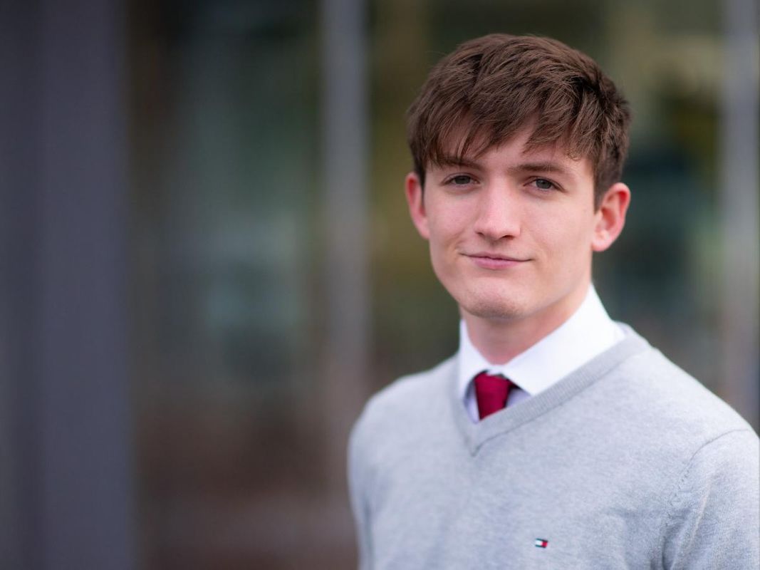 Physics major Tyler Carlson headshot
