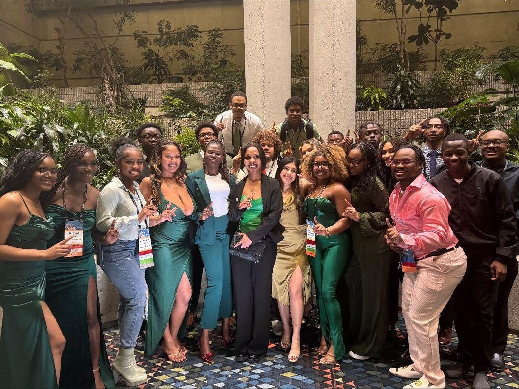 Photo of NSBE members at conference