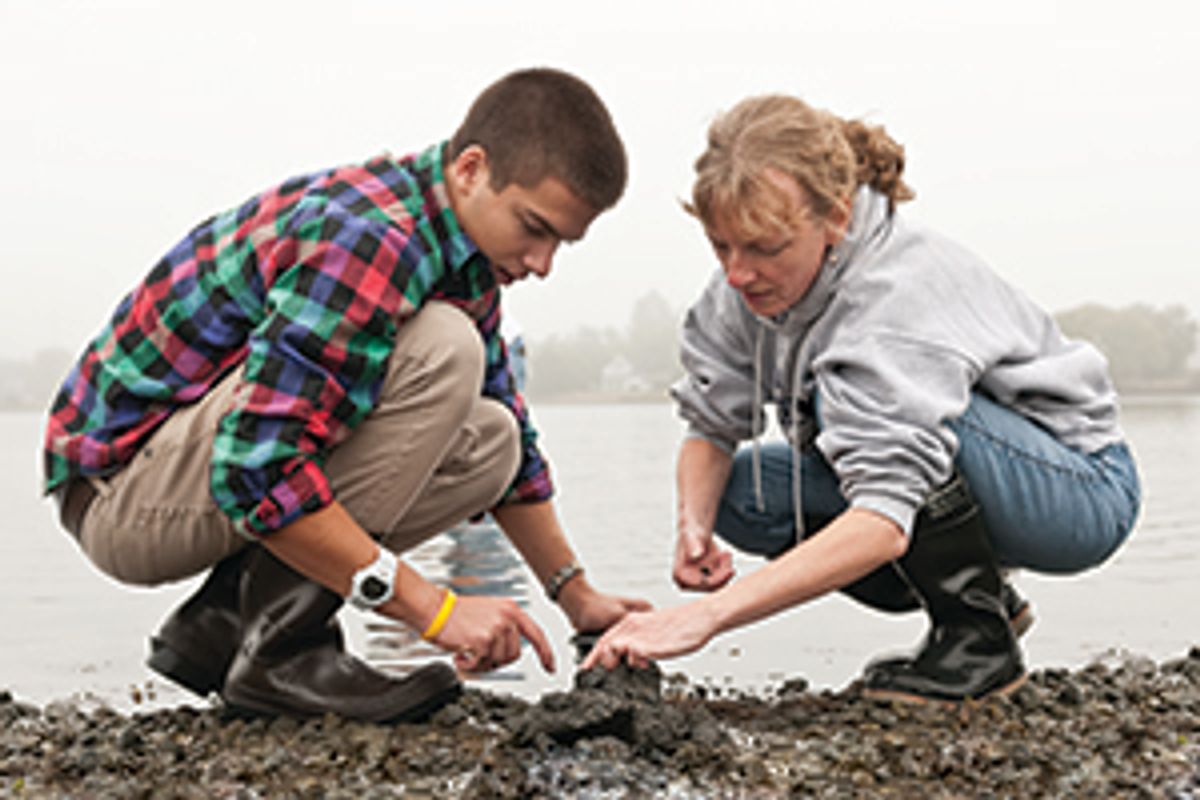 Prof. Nancy OConnor w. student