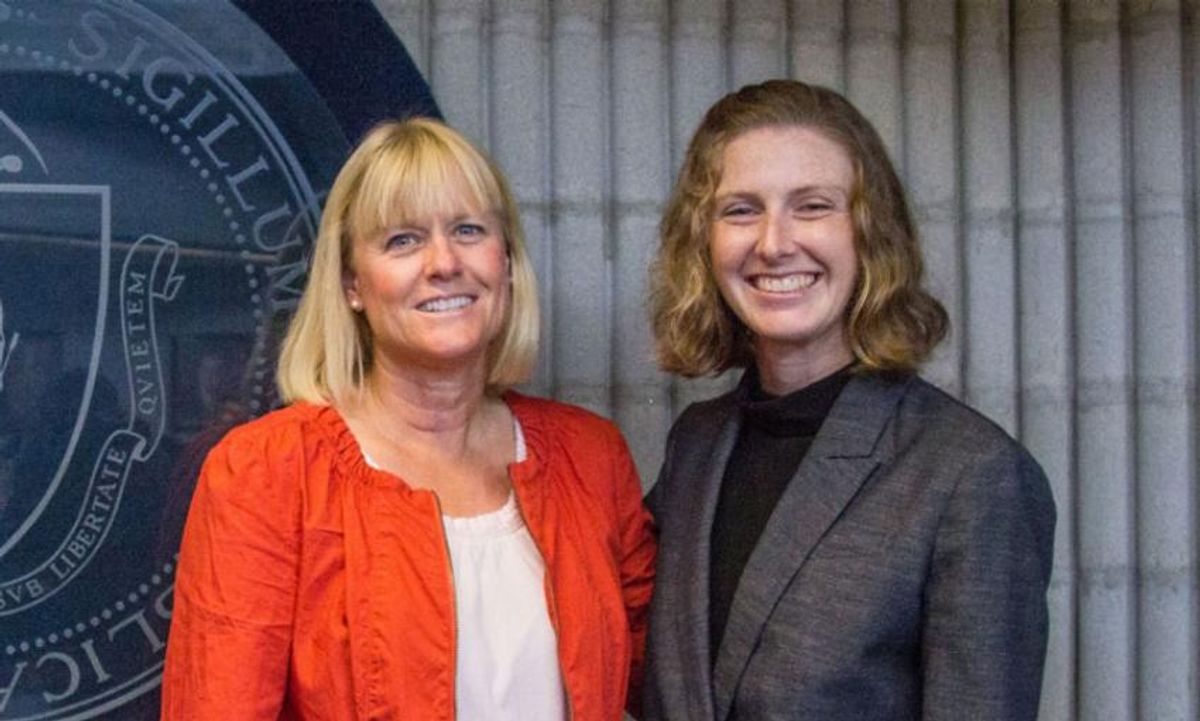 Rachel Allen with Prof. Kristen Sethares