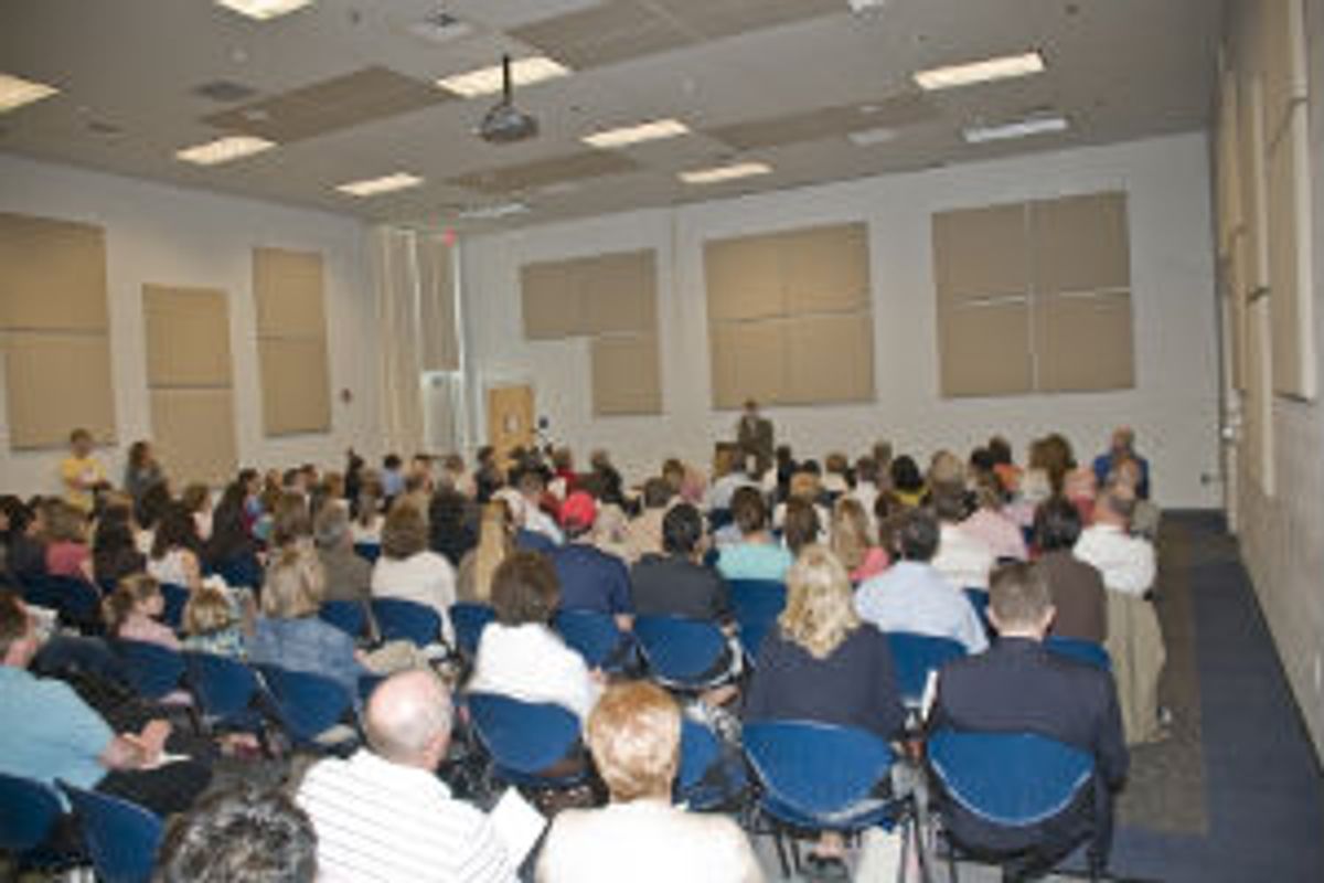 The audience watching the convocation.