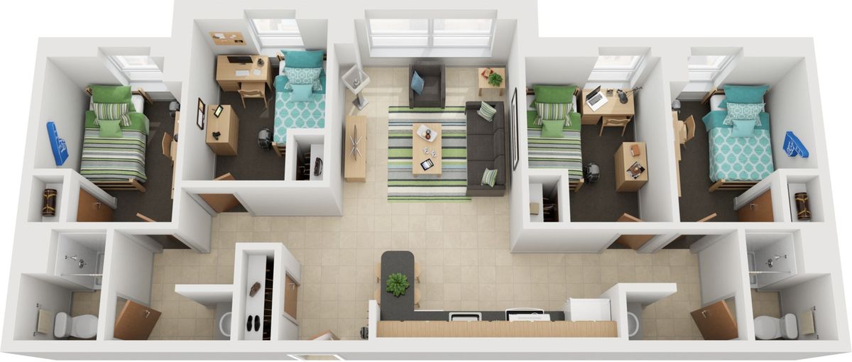 Woodlands 3D Model