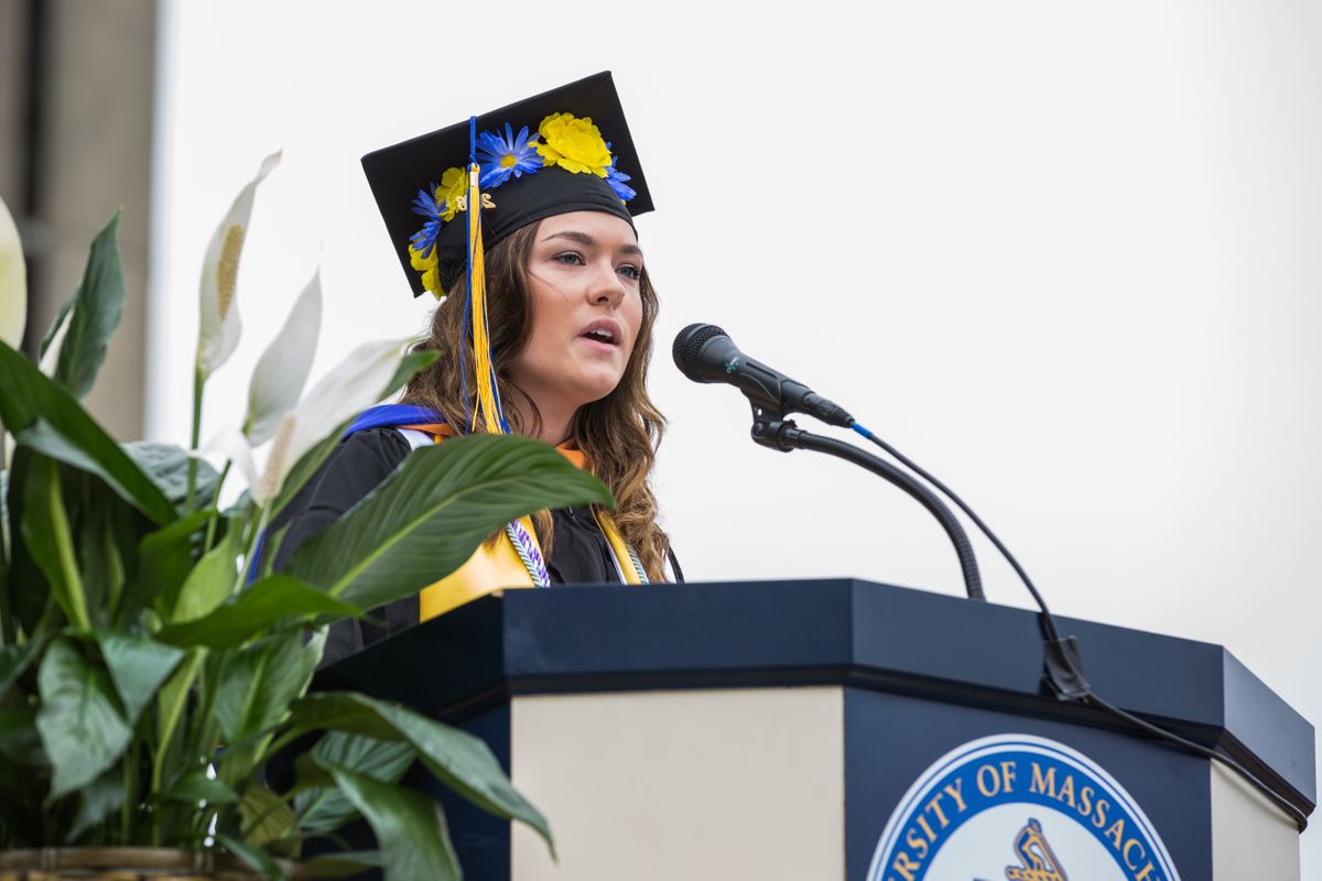 Speaker at commencement