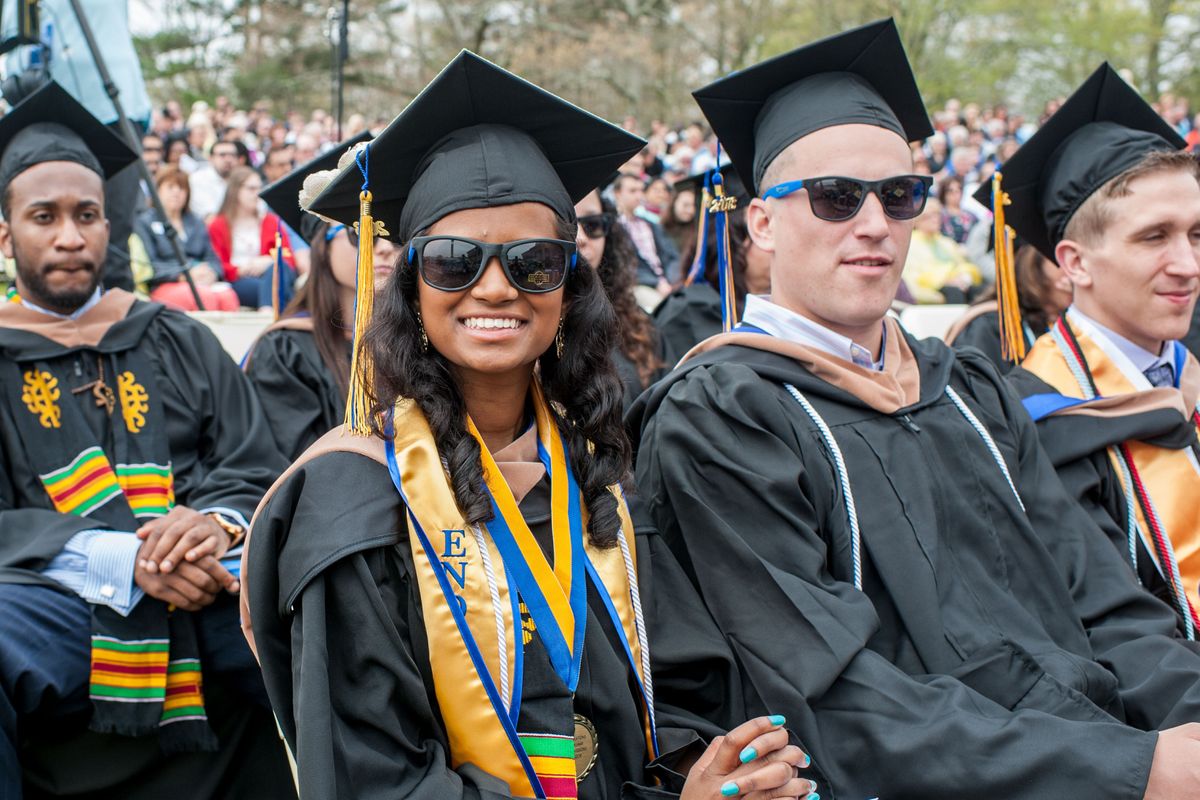 Sharon Kumar at Commencement