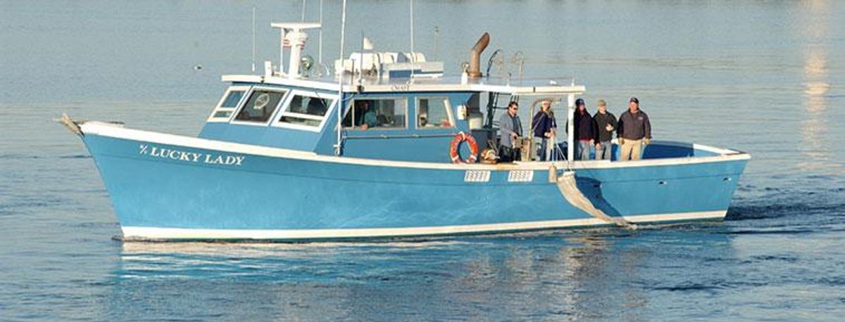 Lucky Lady vessel on the water