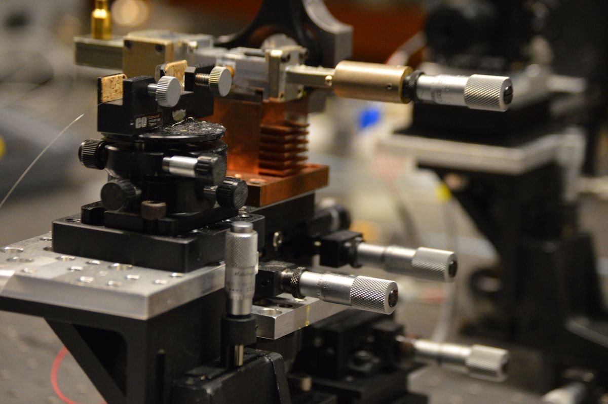 RF Photonics Lab - machine close-up