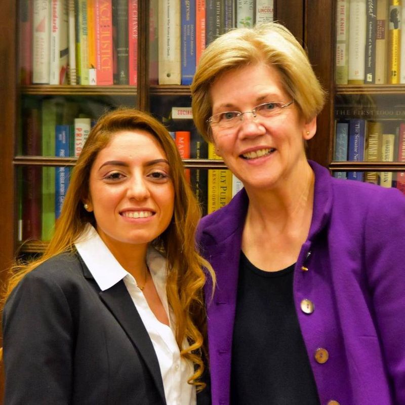  student joins Sen. Warren for President Trump's address to Congress