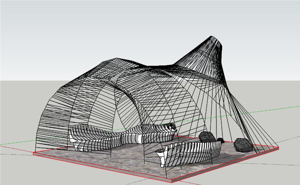 Rendering of sculpture