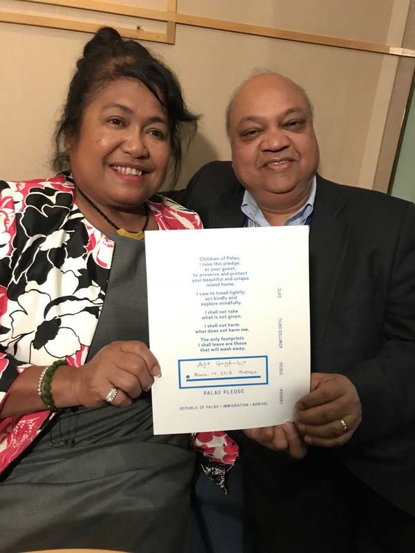 Avijit Gangopadhyay and the First Lady of Palua