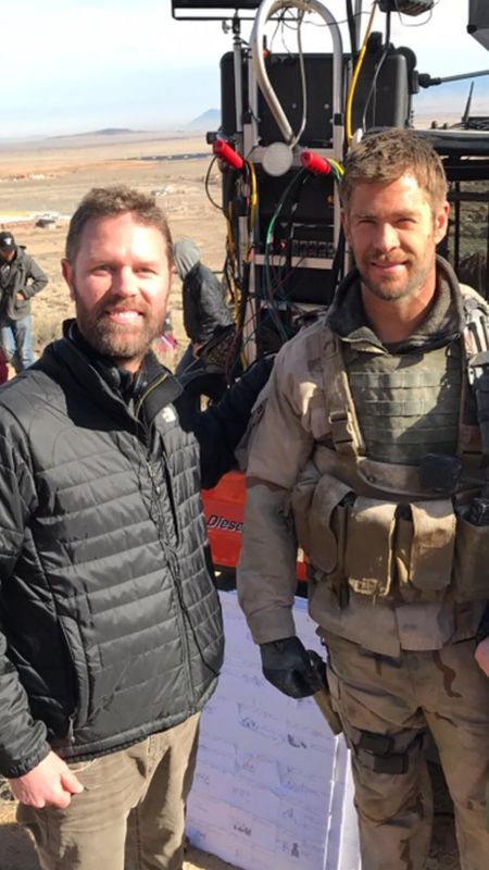 Professor Brian Glyn Williams on movie set