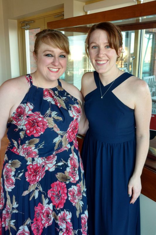 Mary McBride and Alicia Blanchard at 2017 Barristers' Ball
