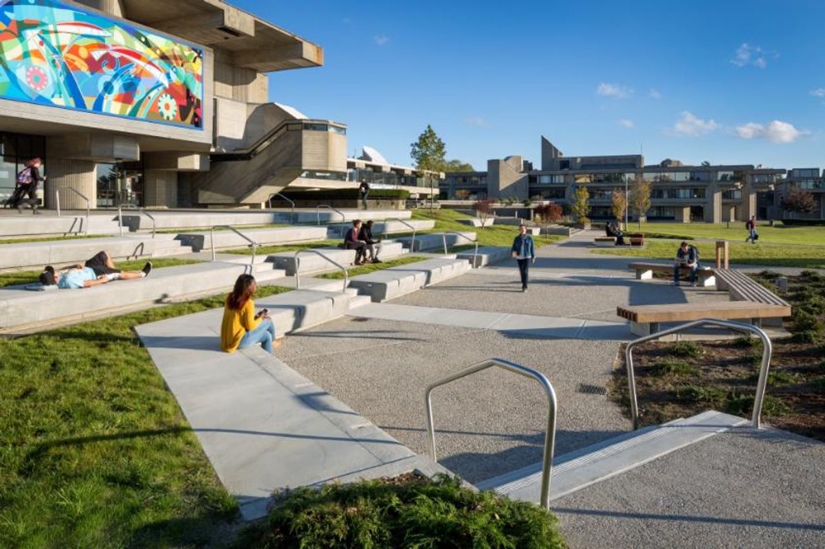 Campus quad during the day