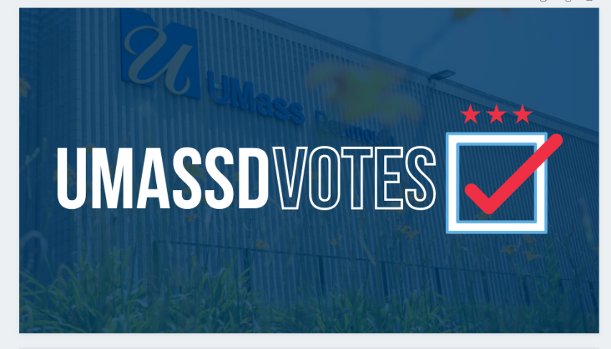 UmassD votes logo