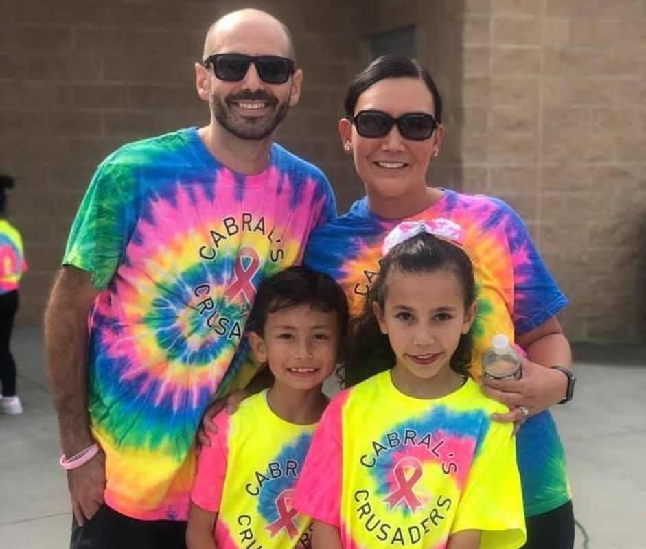 April Cabral and her family