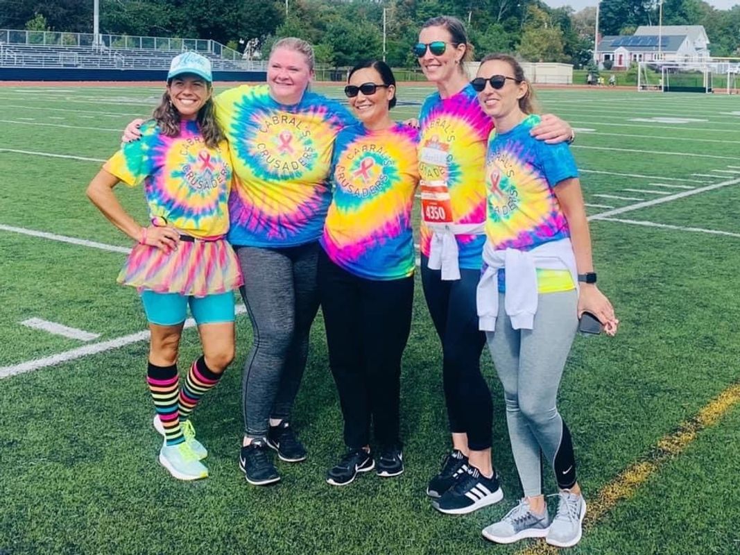 April Cabral and her soriority sisters