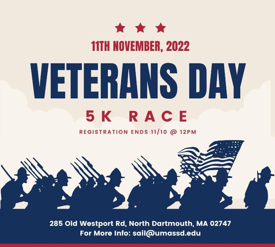 Veteran Day 5K poster