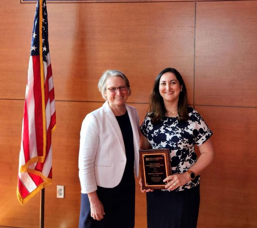 Dean Jean VanderGheynst and Banafsheh Seyed Aghazadeh