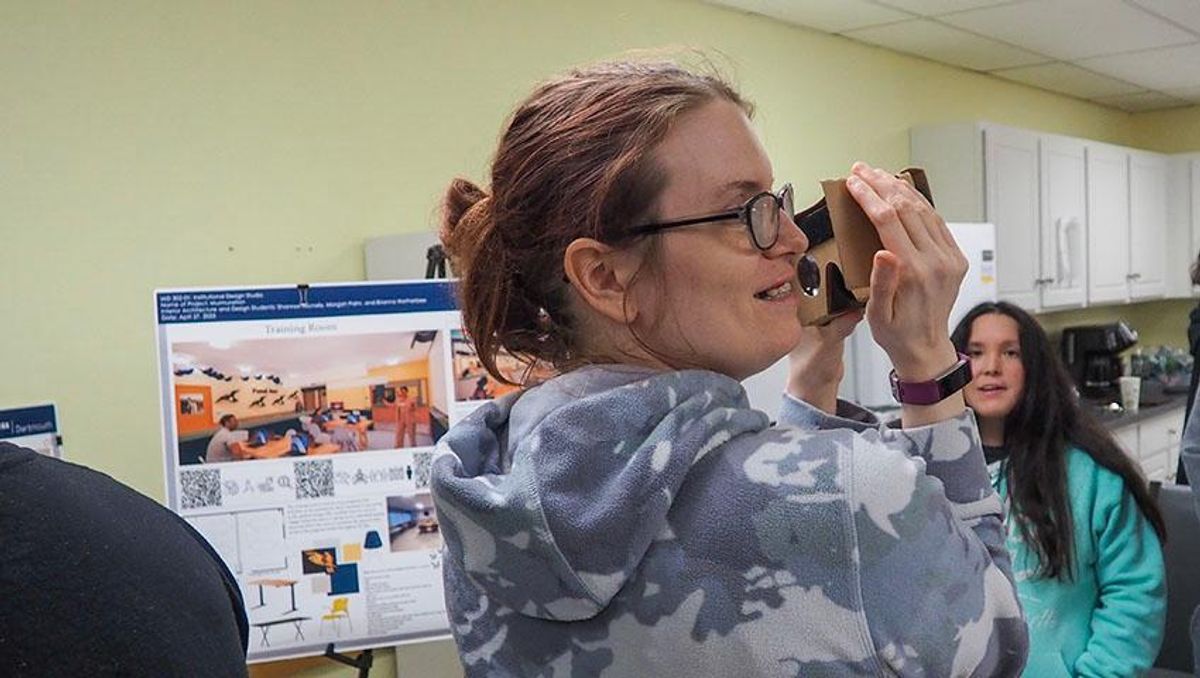 IAD 312's Augmented Reality viewer assists presentation of renovation designs