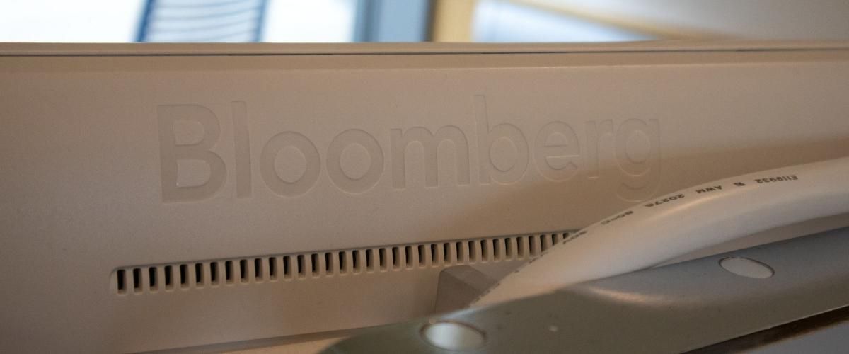Back of a Bloomberg Terminal in the Charlton Technology Center
