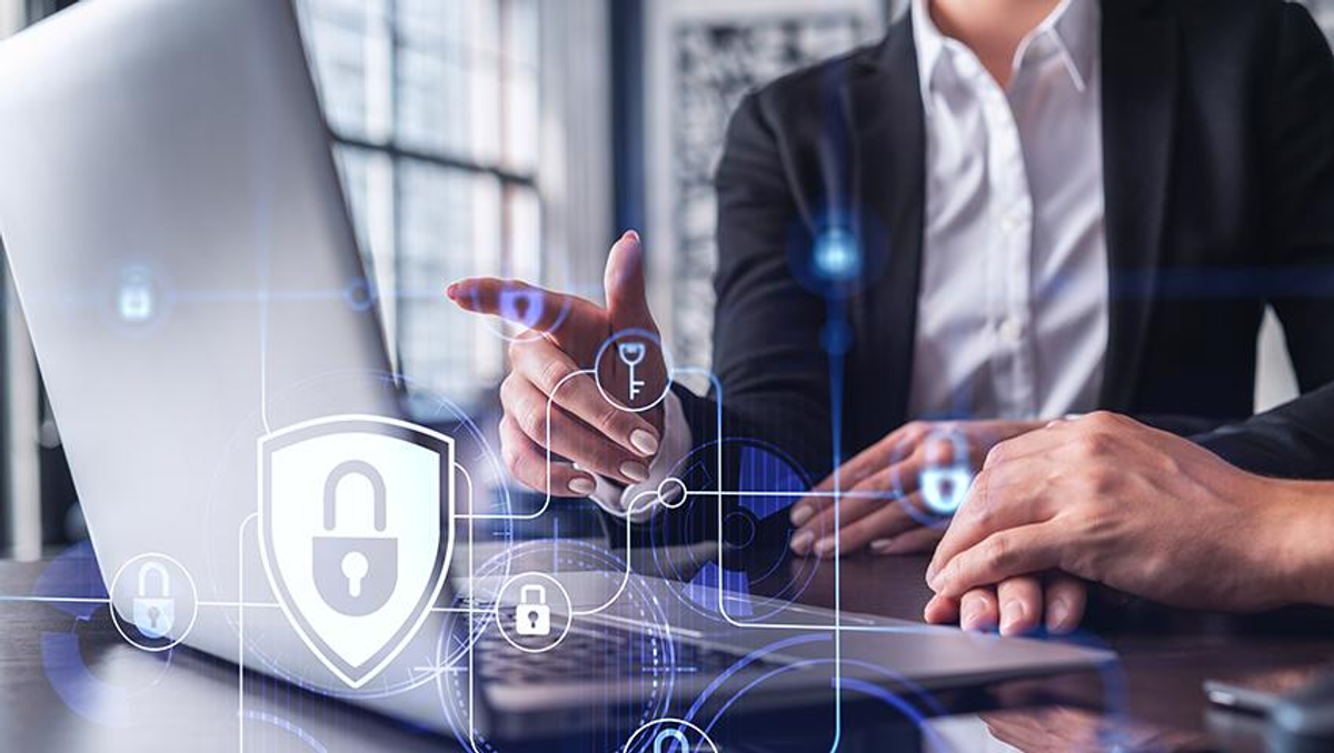 Cybersecurity stock image