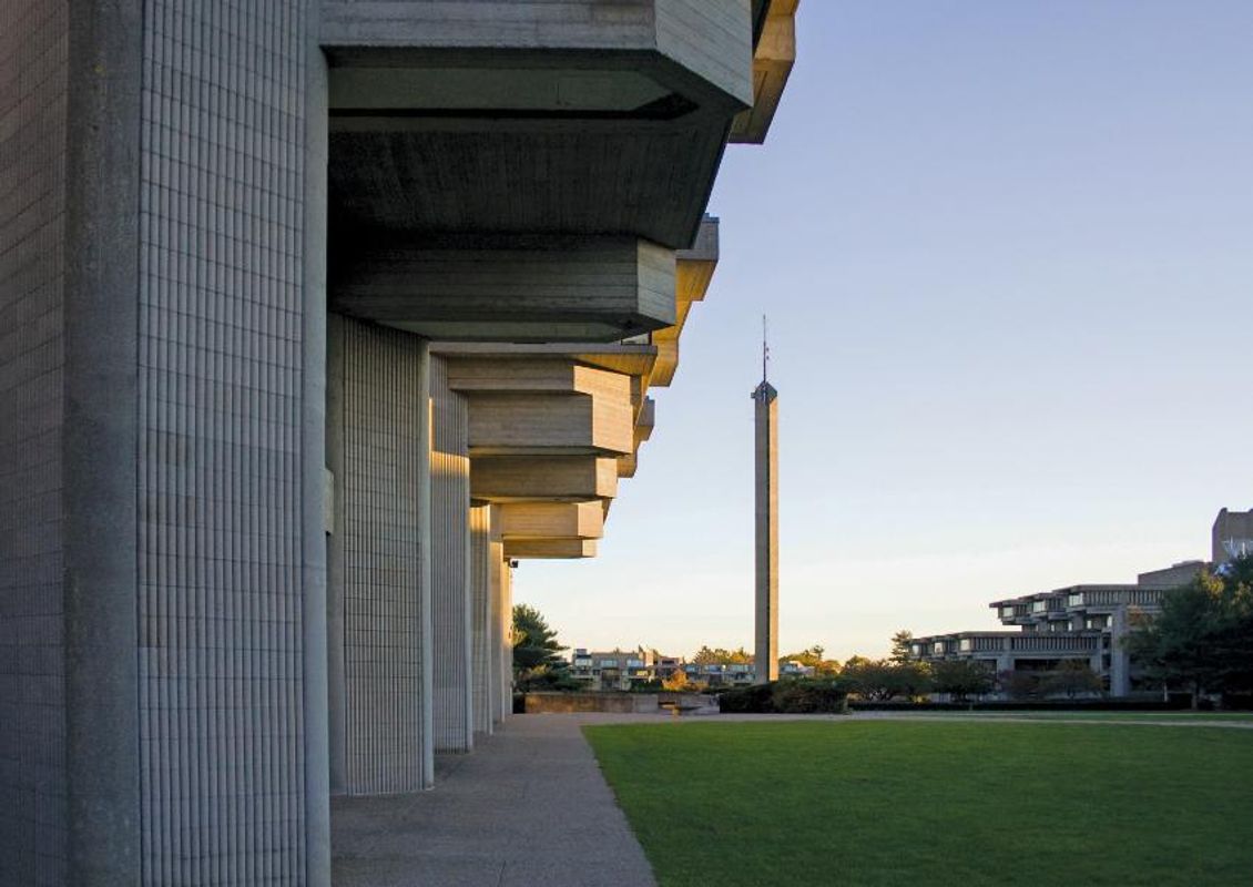 campus campanile dusk