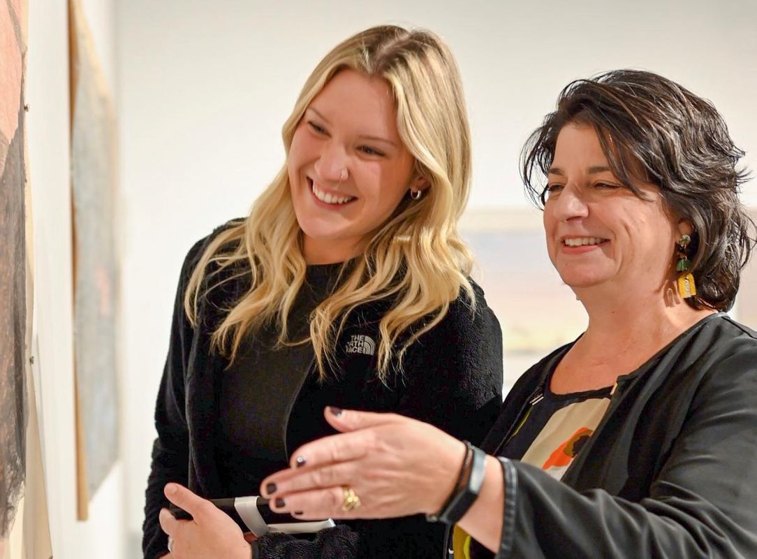 Heather Cachia (left) and IAD Associate Professor Rose Mary Botti-Salitsky (right)